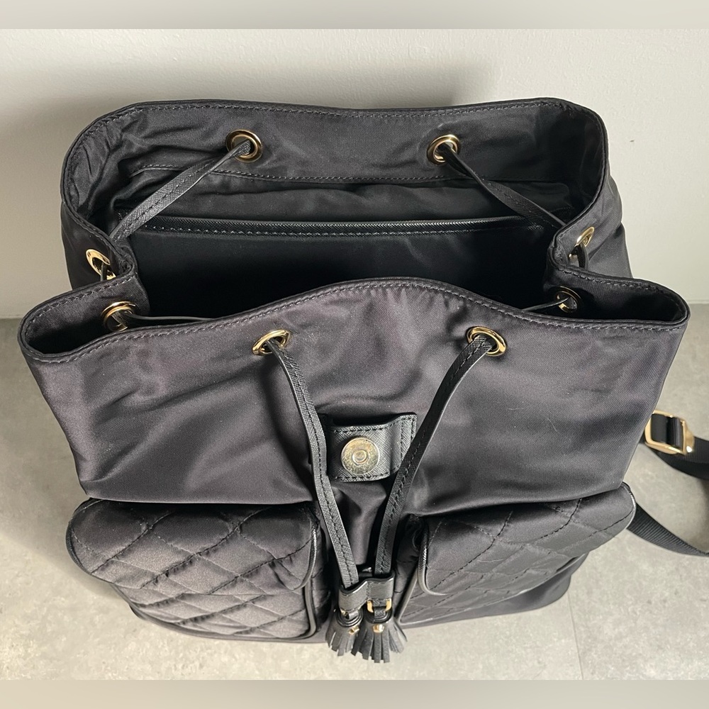 Michael Kors Quilted Nylon Drawstring Backpack - image 4